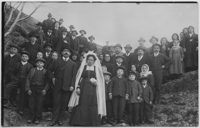 Matrimonio di Natale e Angiolina Moresi a Signôra