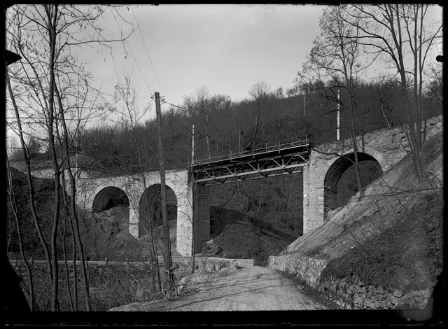 Veduta del ponte della Ganna a Canobbio