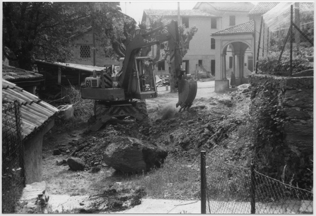 Lavori di scavo a Cagiallo