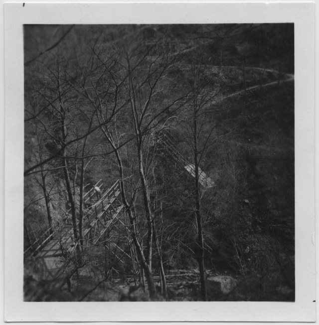 Veduta del ponte di Spada diroccato