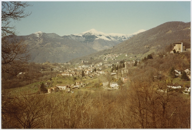 Veduta di Cagiallo, Tesserete e Bigorio