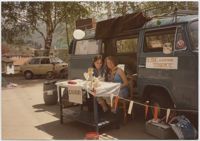Membri della giuria della gara di go-kart organizzata dal gruppo Scout