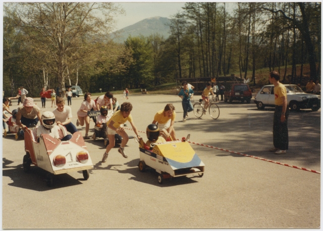 Gara di go-kart organizzata dal gruppo Scout a Tesserete