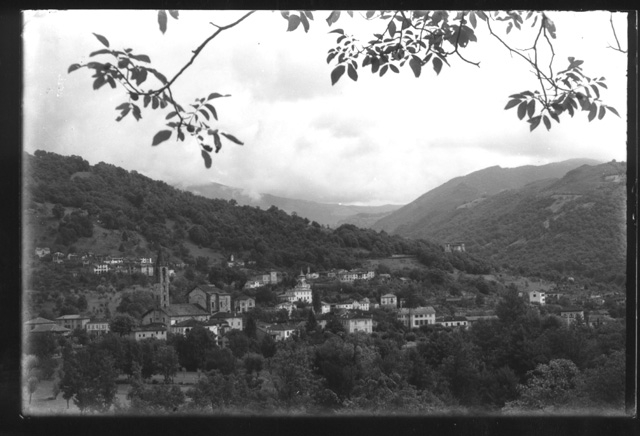 Veduta di Tesserete con Almatro e Campestro