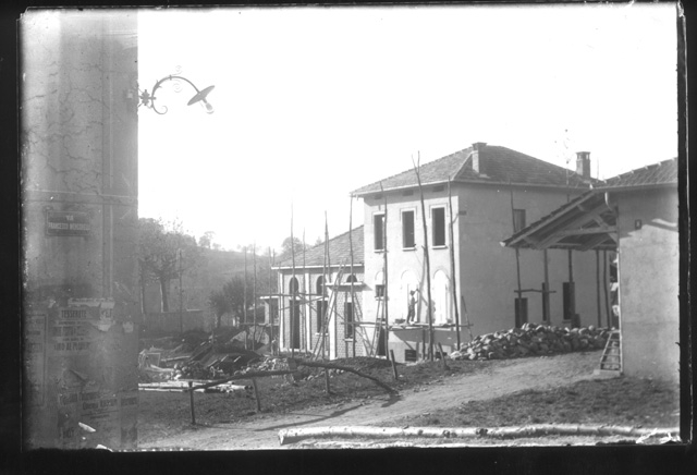 Lavori di edificazione dell'oratorio di Tesserete