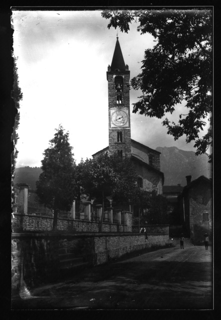Veduta della chiesa di S. Stefano a Tesserete