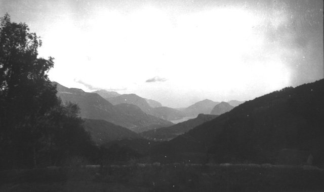 Veduta da Gola di Lago verso Lugano