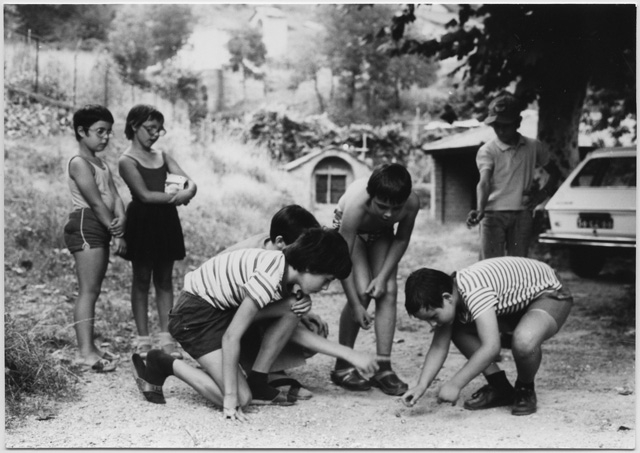 Gioco delle biglie a Cagiallo