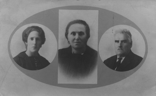 Ritratto ovale di Esterina Lucca e dei genitori Angiolina e Rodolfo