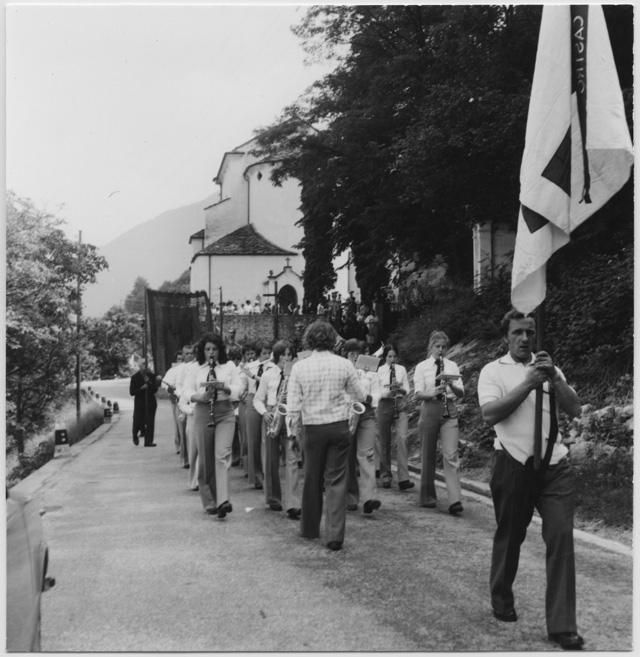 Gruppo bandistico in occasione della processione di Sant'Antonio a Castro