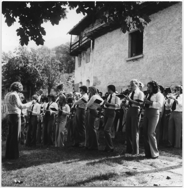 Gruppo bandistico a Castro