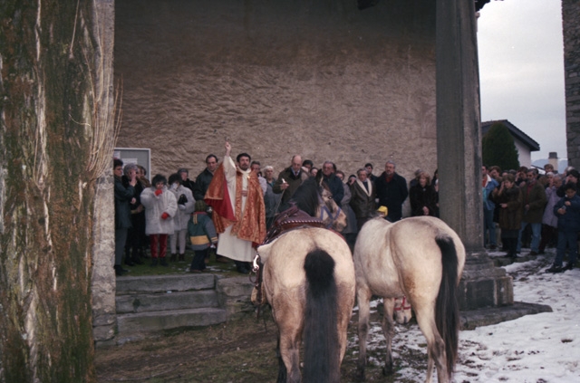Benedizione dei cavalli a Sala Capriasca