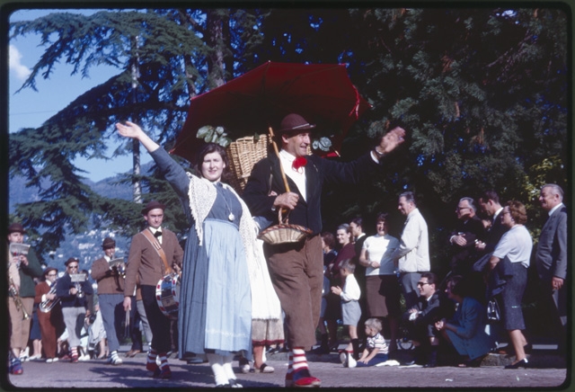 Corteo in occasione della festa della vendemmia a Lugano