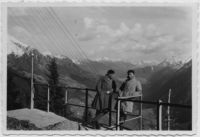 Felice Lombardi e Remo Canonica a Ritom