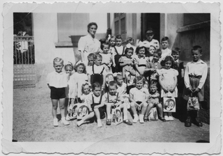 Asilo di Tesserete con la maestra Tartaglia