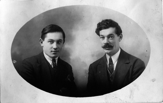 Ritratto ovale di due uomini