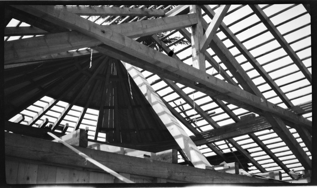 Lavori di edificazione del lido di Lugano