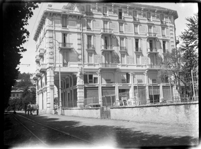 Veduta di riva Giocondo Albertolli a Lugano