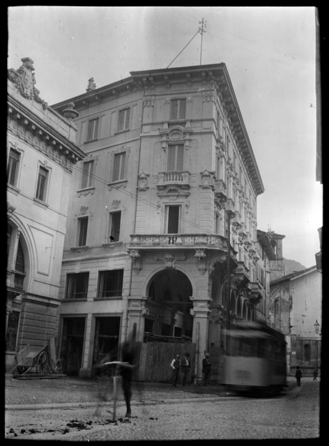 Cantiere in via Nassa a Lugano