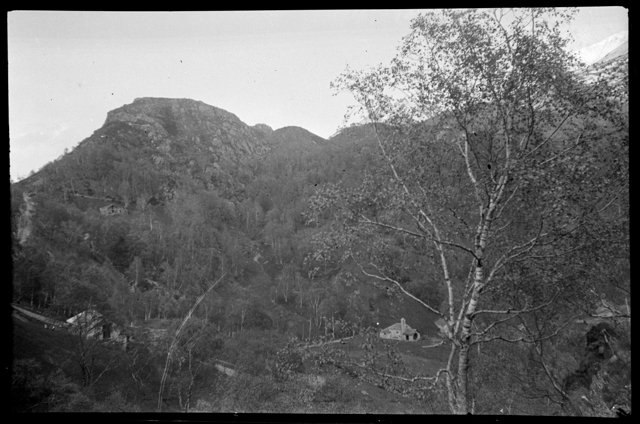 Veduta dei monti di Gola di Lago