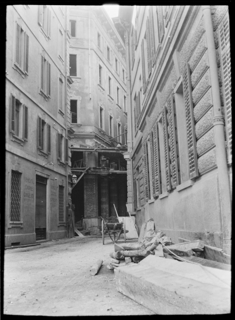 Veduta di un cantiere