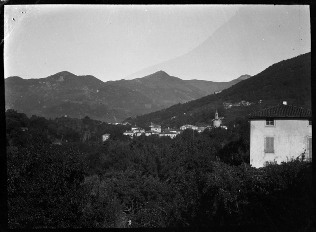 Veduta di Tesserete e Bigorio presa da Cagiallo