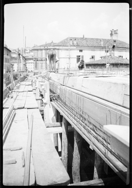 Cantiere di Palazzo Alhambra a Lugano