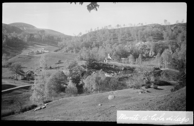 Veduta dei monti di Gola di Lago