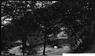 Veduta della strada per Gola di Lago