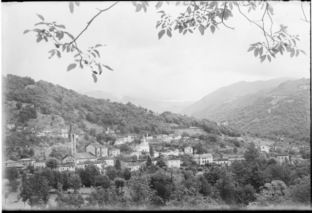 Veduta di Tesserete con Almatro e Campestro