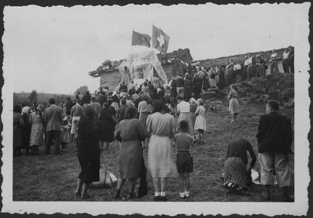 Messa per l'arrivo della Madonna del Sasso in Brena, Gola di Lago