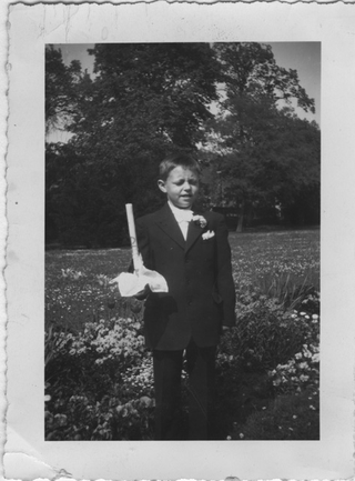 Carluccio Gianini alla prima comunione