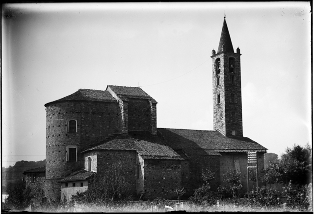 Veduta della chiesa di S. Stefano a Tesserete