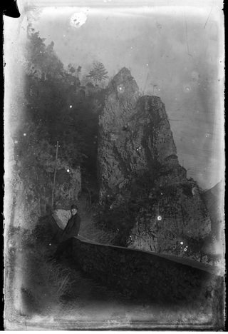 Ritratto di uomo sul sentiero di Gandria