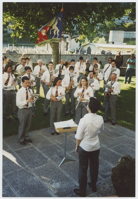 Esibizione della Filarmonica Capriaschese in occasione del Corpus Domini