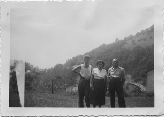 Renato Lucca con i genitori Alice ed Elvezio