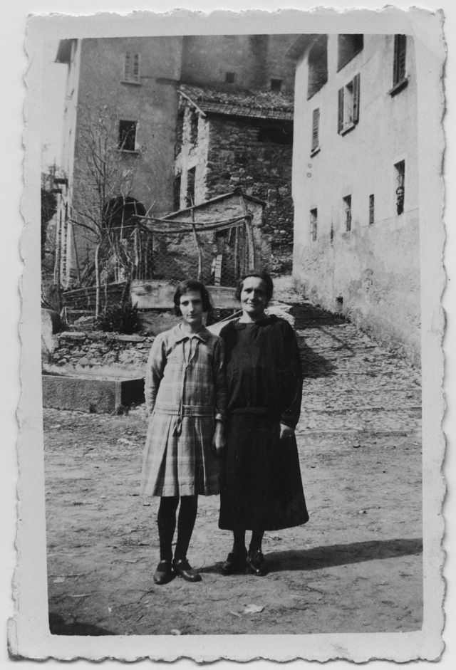 Carmen e Luigina Storni a Bigorio