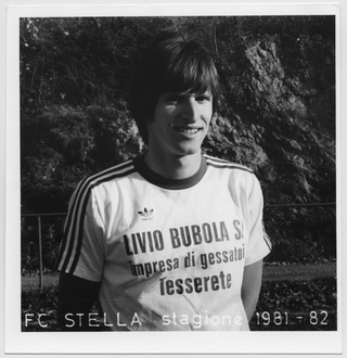 Ritratto di (?) con la divisa del F. C. Stella Capriasca