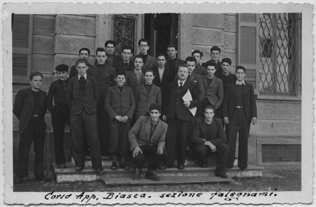 Corso apprendisti falegnami a Biasca con il prof. Piero Giovannini