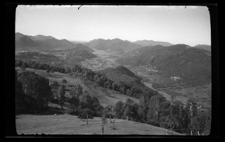 Veduta da Gola di Lago verso la valle del Vedeggio