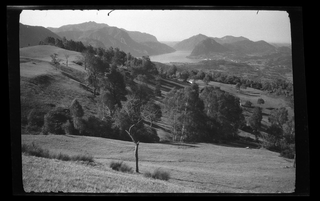 Veduta da Condra verso il golfo del Ceresio