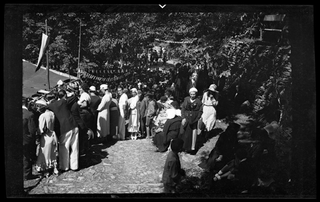 Fedeli in festa per l'arrivo della Madonna Pellegrina a Bigorio