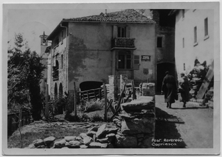 Cartolina di Roveredo con l'ufficio postale