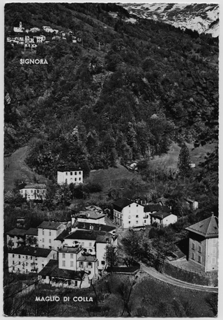 Cartolina di Maglio di Colla e Signôra