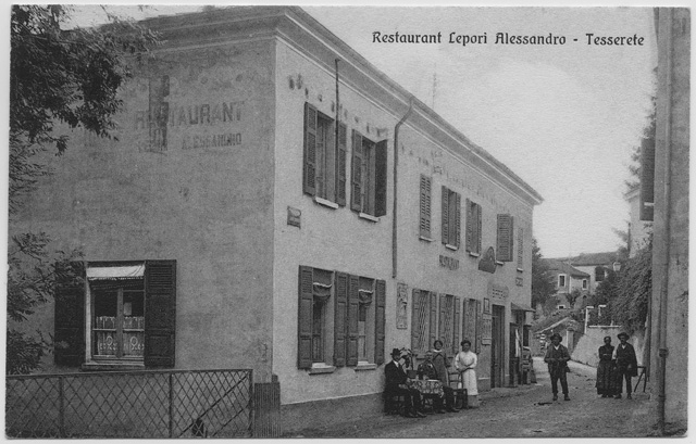 Cartolina del ristorante Lepori a Tesserete