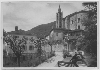 Cartolina della pensione Eden a Tesserete