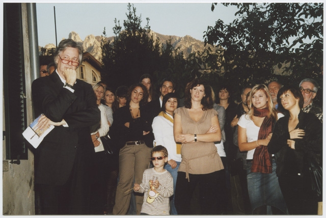 Presentazione dei progetti di ristrutturazione di casa Battaglini degli studenti del corso di architettura dell'Università di Stoccarda con il prof. Claudio Cavadini