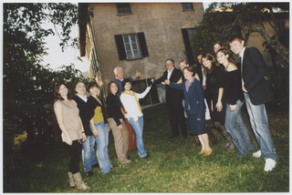 Inaugurazione della mostra dedicata ai progetti di ristrutturazione di casa Battaglini degli studenti del corso di architettura dell'Università di Stoccarda