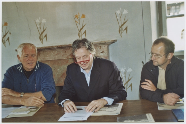 Intervento del prof. Claudio Cavadini in occasione della presentazione dei progetti di ristrutturazione di casa Battaglini degli studenti del corso di architettura dell'Univesità di Stoccarda